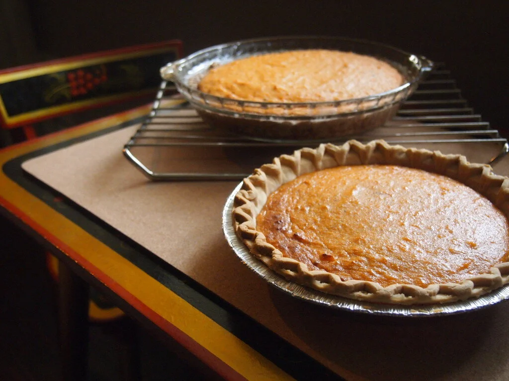 Sweet Potato Pie with Lemon Zest (Gluten Free &amp; Dairy Free Options)