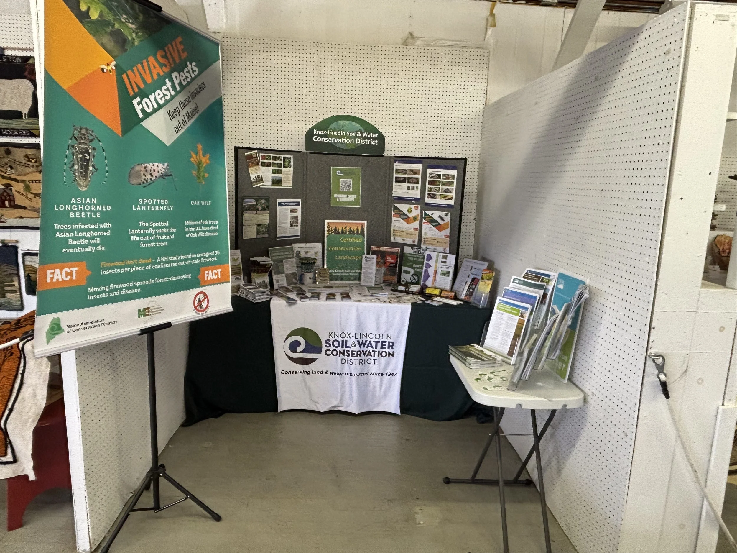 KLSWCD Booth at Union Fair 