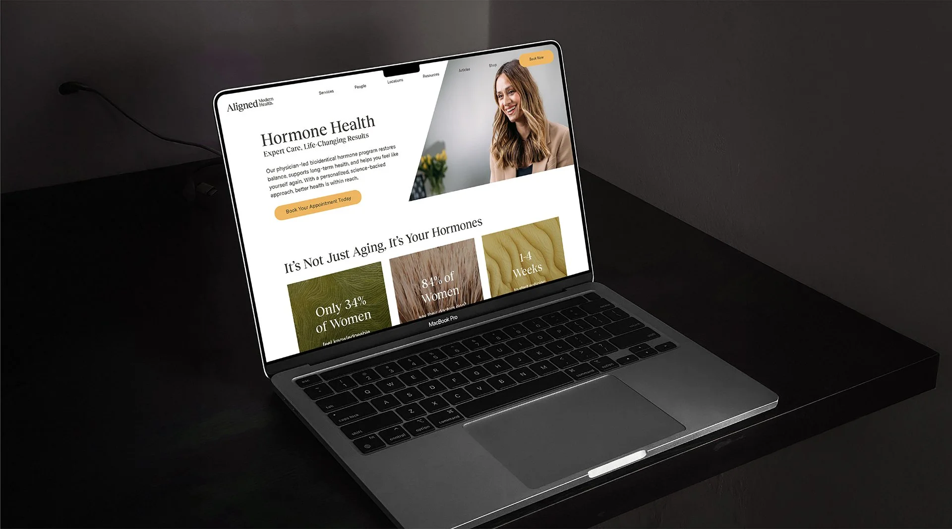 Aligned Modern Health – Visual Identity