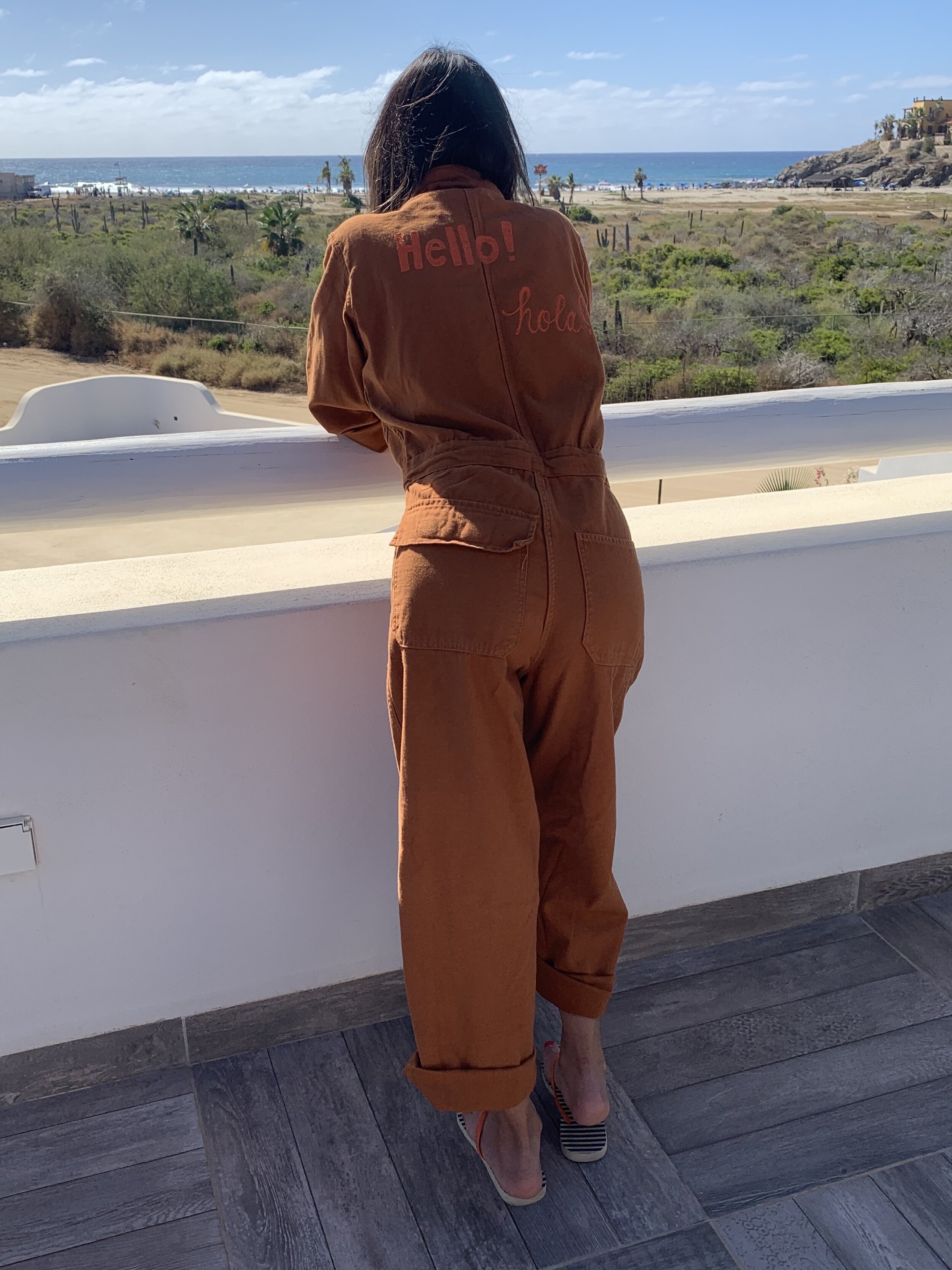Hello Hola Jumpsuit Spice Orange