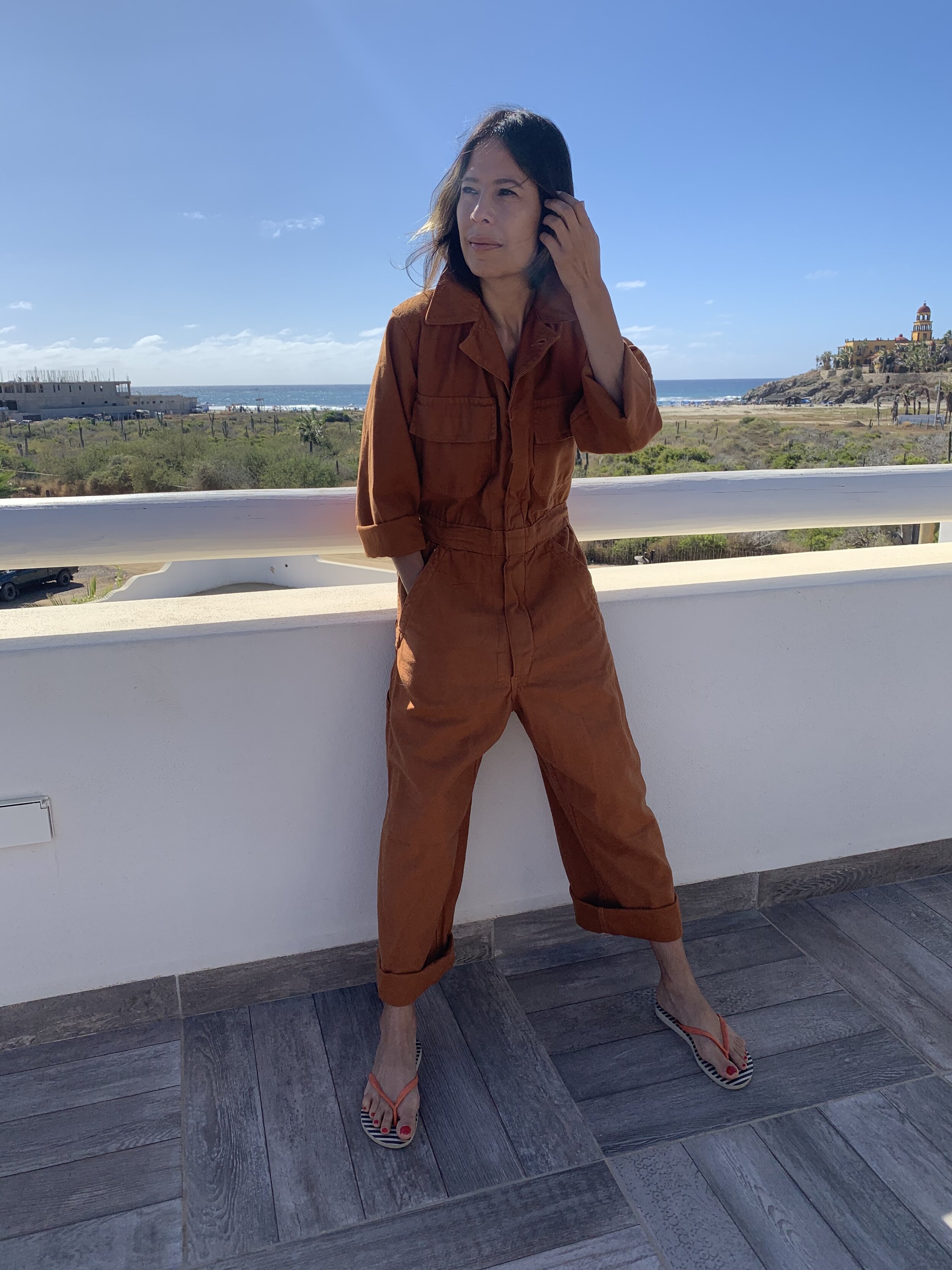 Hello Hola Jumpsuit Spice Orange