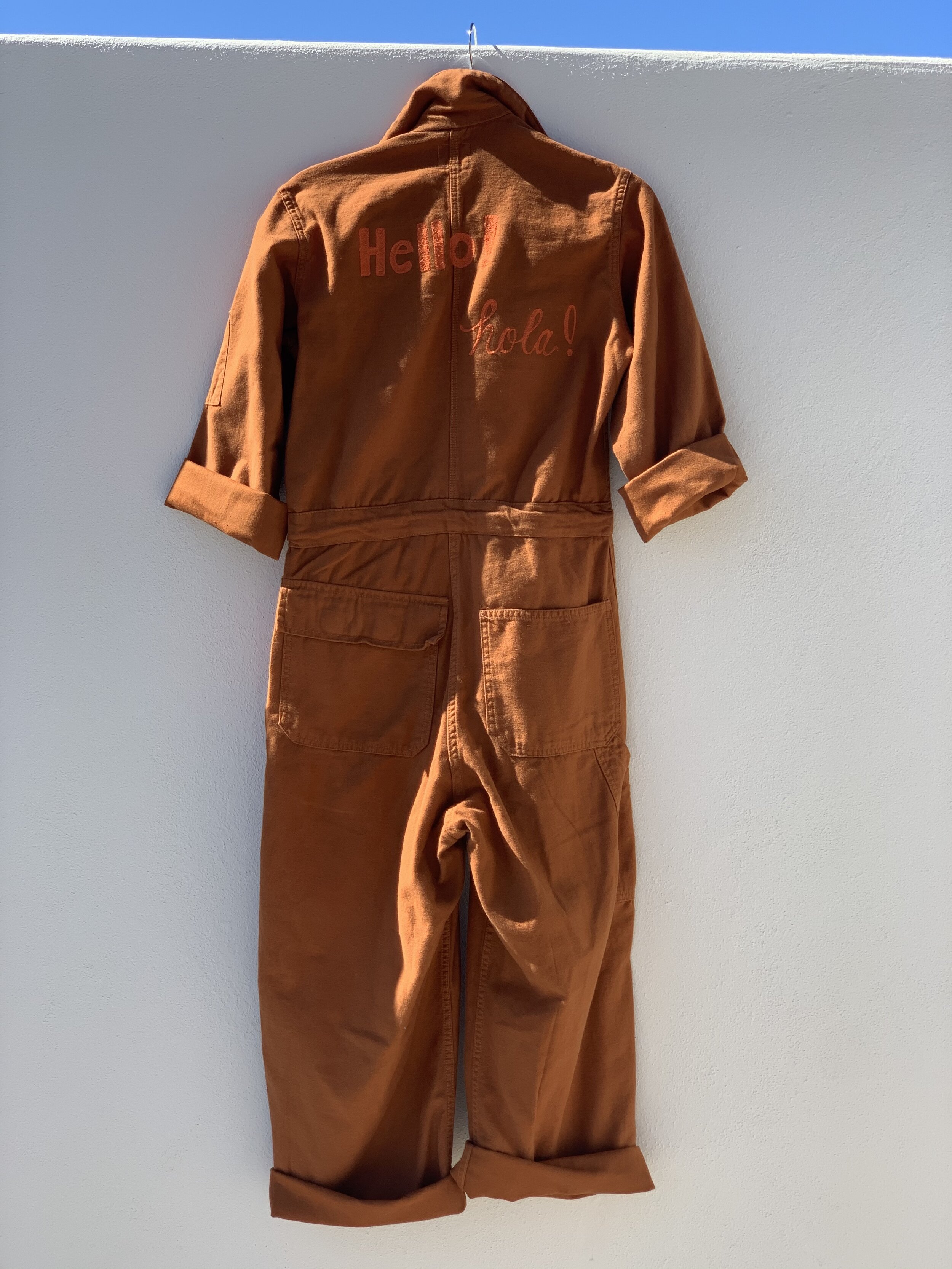 Hello Hola Jumpsuit Spice Orange