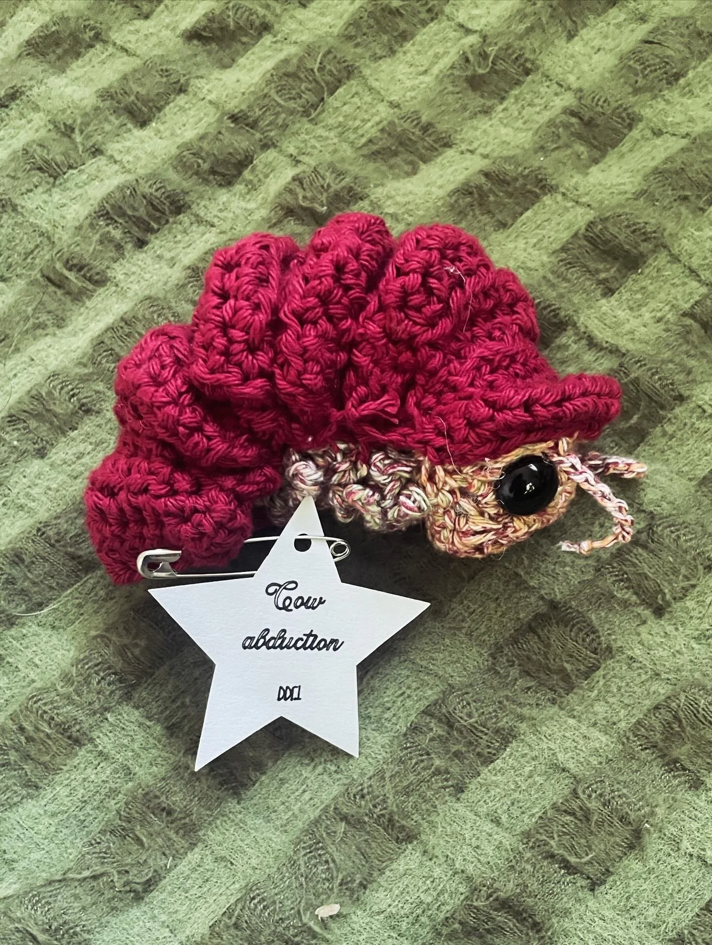 Complicated Knot's Roly Poly bug pattern, Cotton, 2025