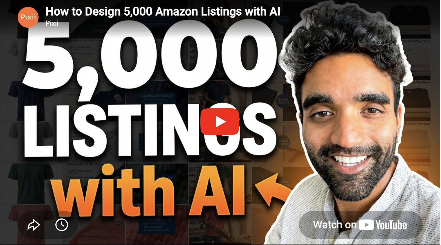 AI That Designs Amazon Listings. Instantly.