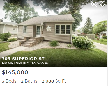 703 SUPERIOR ST EMMETSBURG, IA 50536