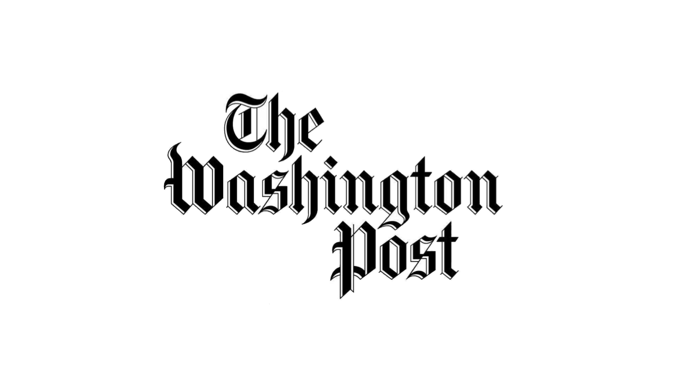 Logo of The Washington Post in blackletter font on a white background.