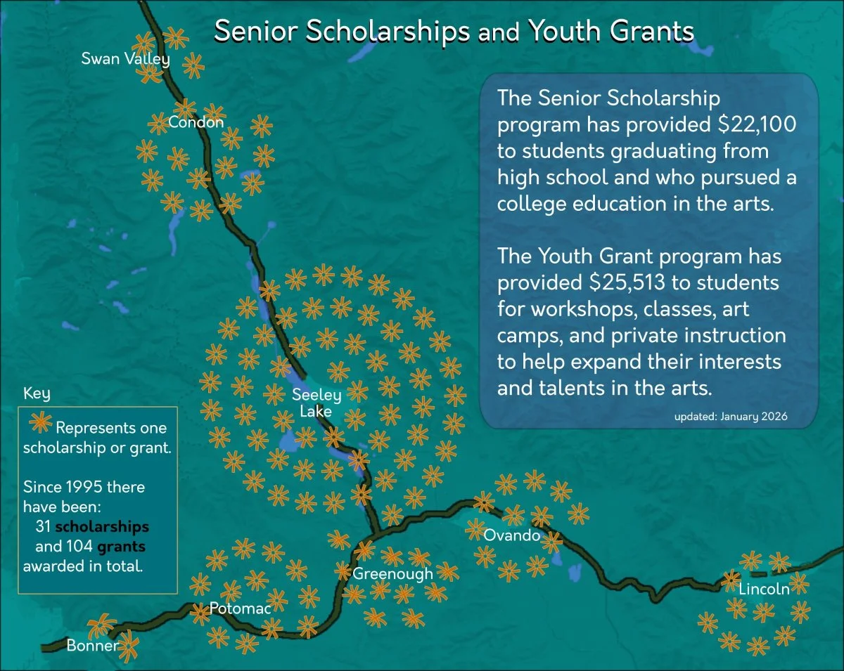 Scholarship & Grants map and information