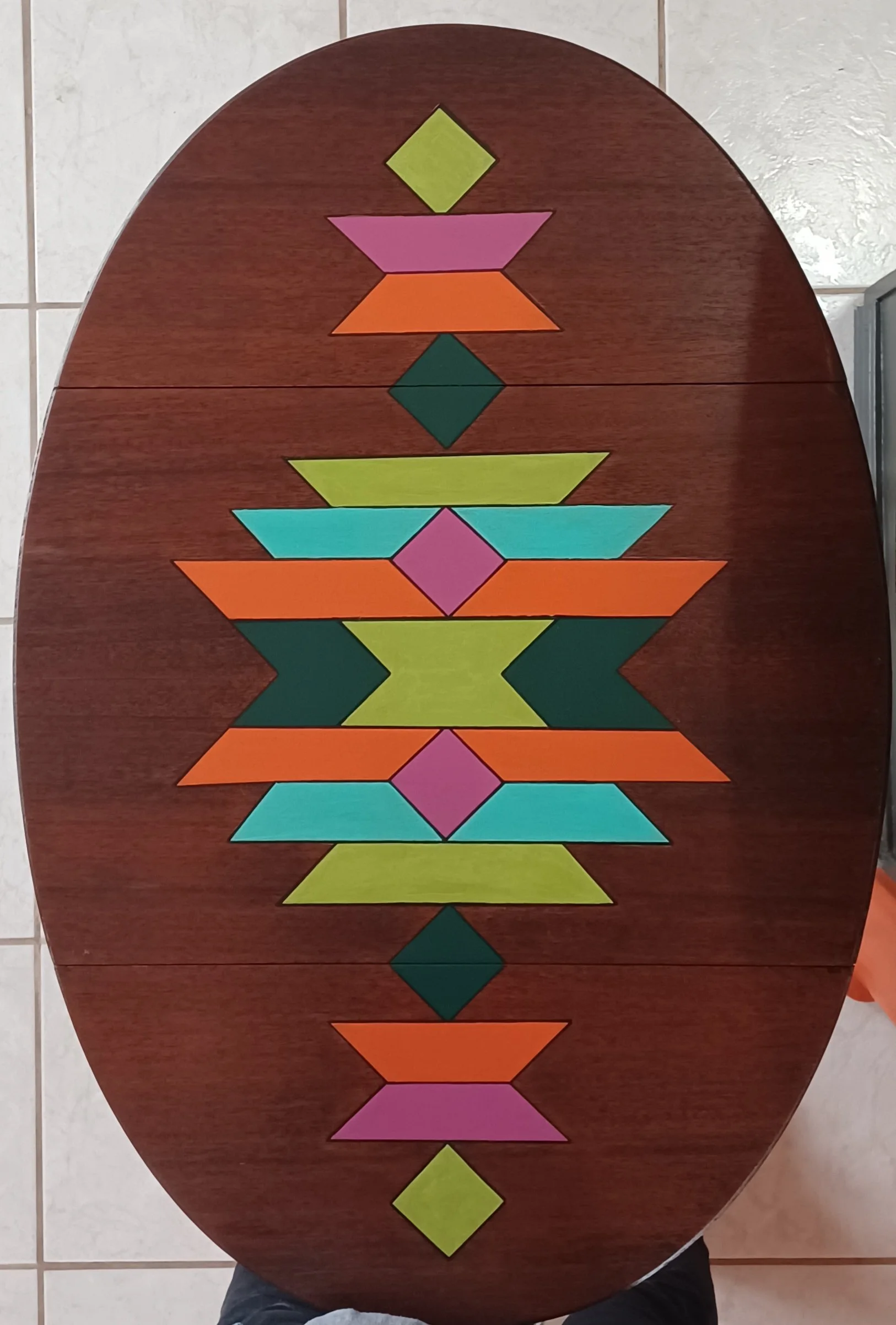 Southwest design Drop Leaf Side Table — Richard Irwin Art