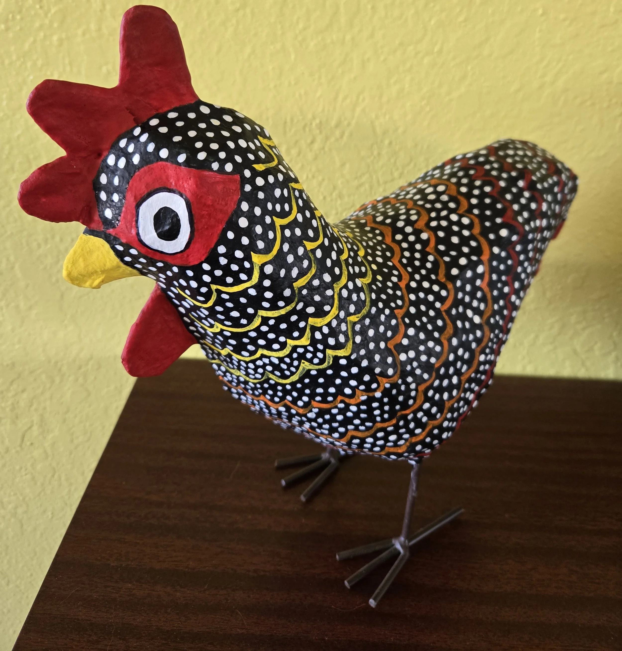 NEW!!! Paper Mache Chicken