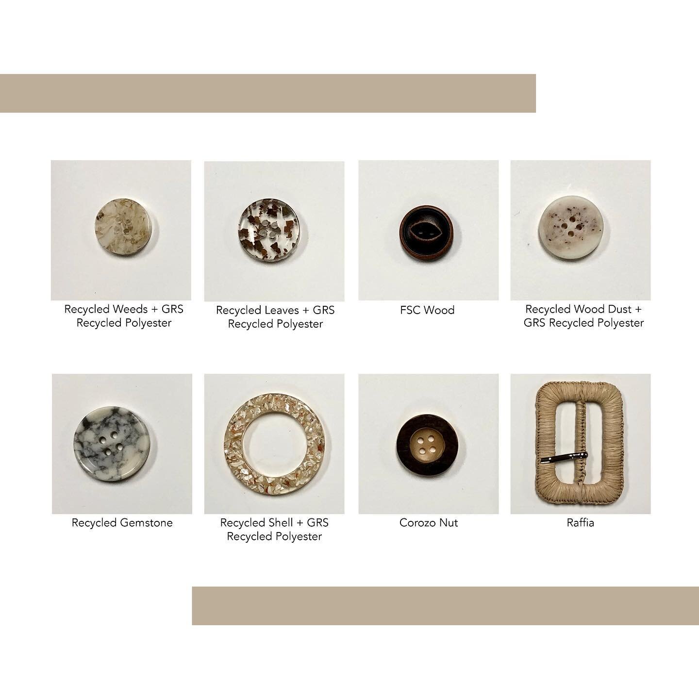 Our favorite new trend: &ldquo;Earthy Feels&rdquo;&mdash;earthy inspired colors and textures. Natural. Sustainable. Organic. 🤎🌎🤎
.
.
.
.
#button #buttons #fashion #trims #newproduct #fall #prefall #fashionweek #fashionphotography #fashionkilla #fa