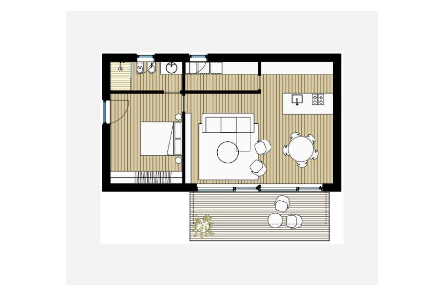 Leap Modern (B) - 1 Bedroom