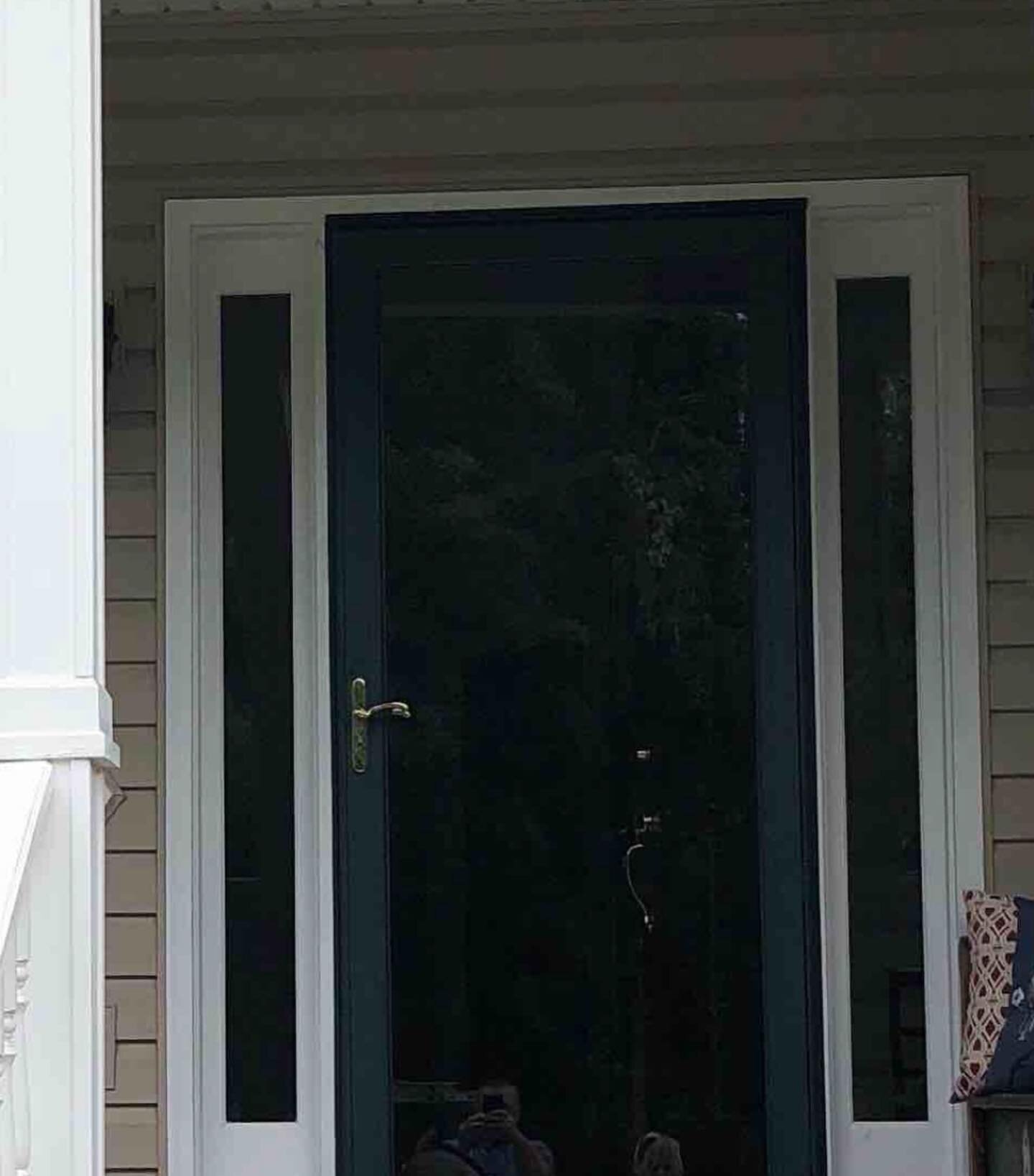 Before and after. We love how this new French door changed the look of the home. #vfdoors #veteranowned #charlotte #homeremodel #newdoor #cloversc