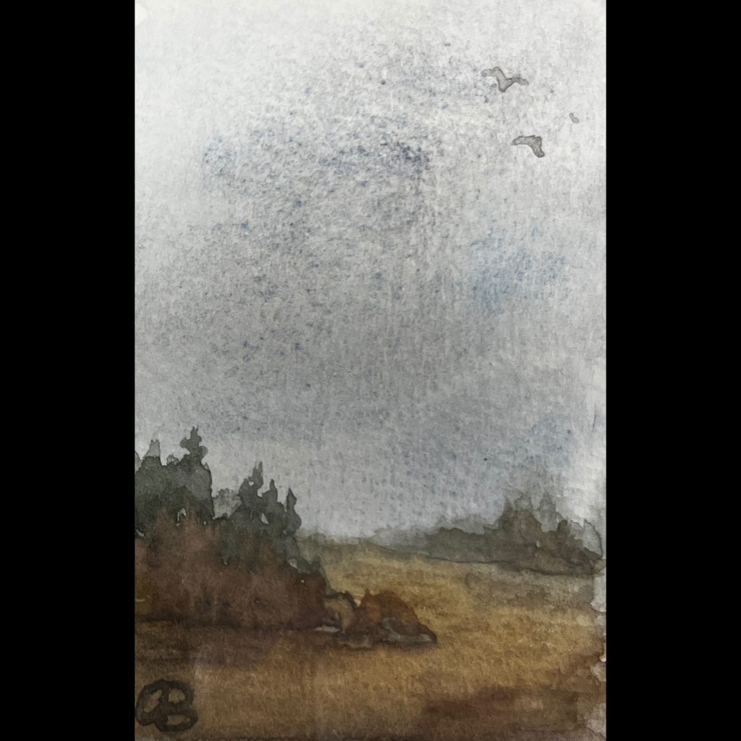 Petite and Precious Artwork -Prairie Scene - Amber Bryans