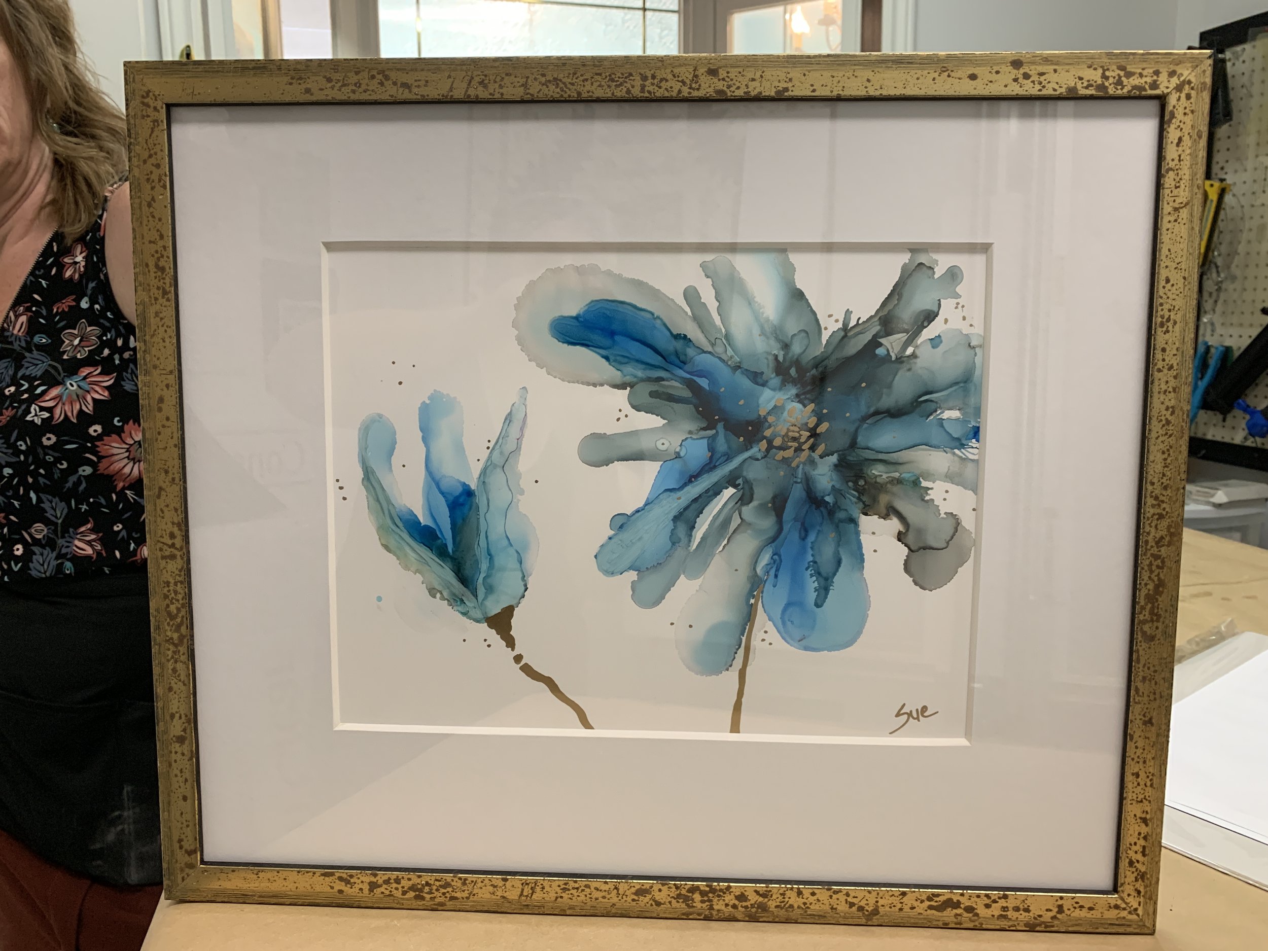 Majestic Blue 1 by Sue Faul