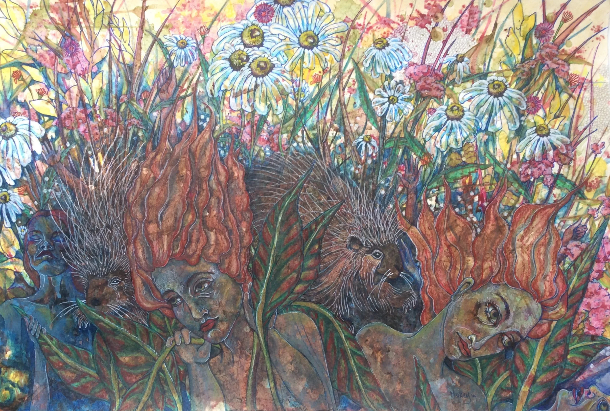 Growing Certitude in Convictions Garden by Olivia Maney