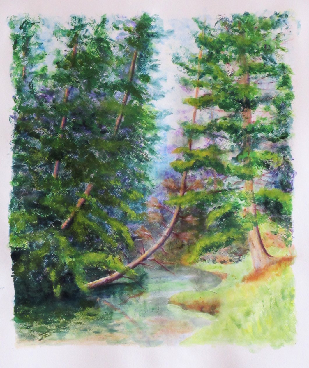 Along a Stream - Jane A. Evans