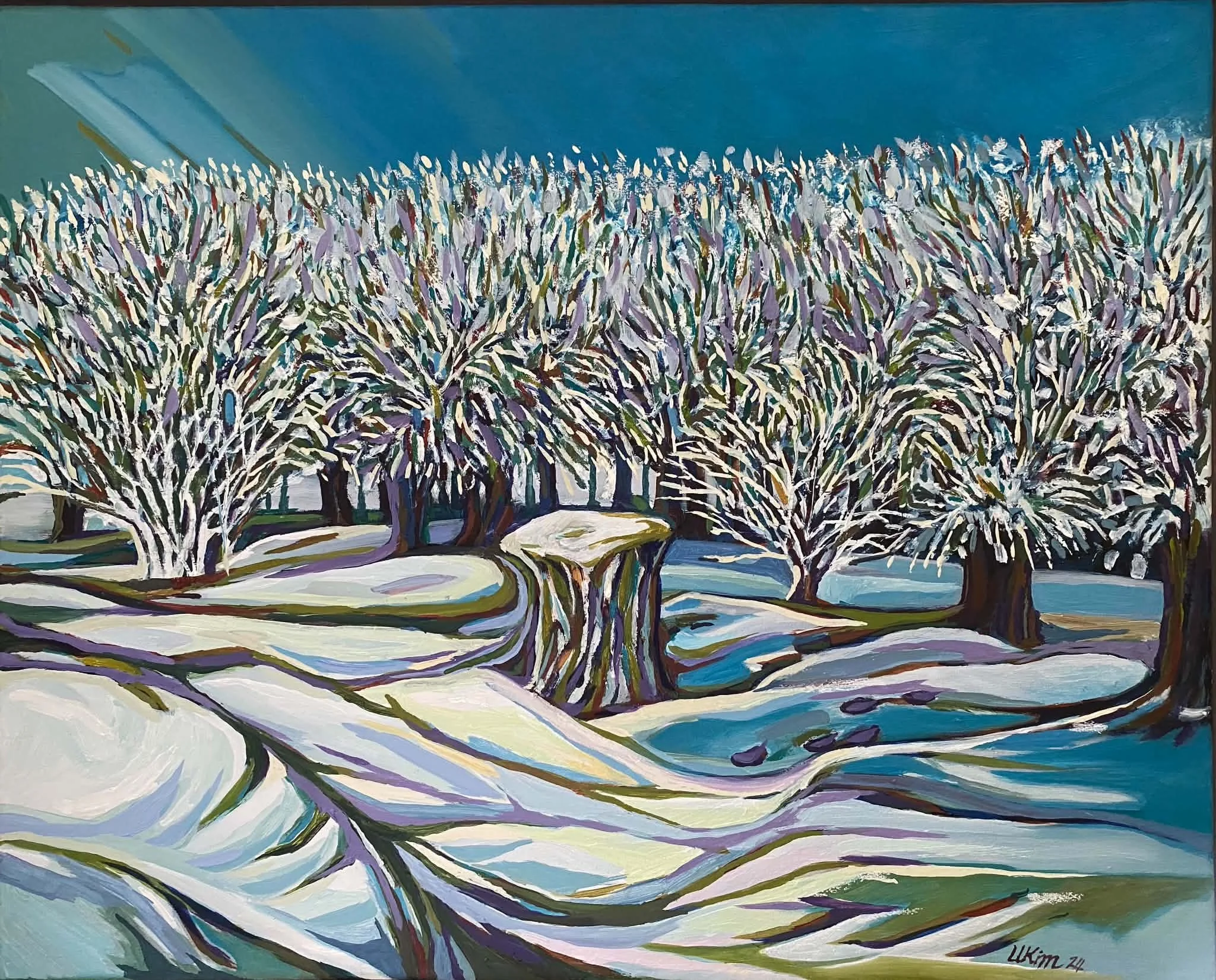 Winter Yard by Ui Hyang Kim
