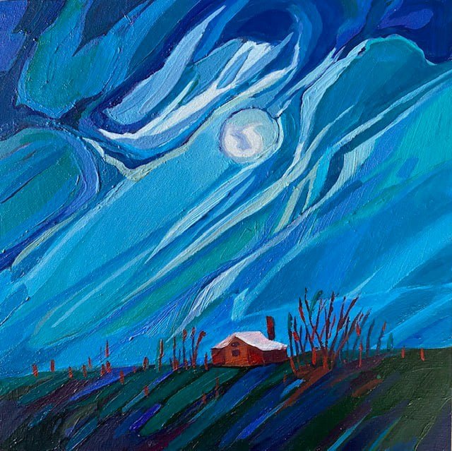 The Moon in the Clouds - Ui Hyang Kim