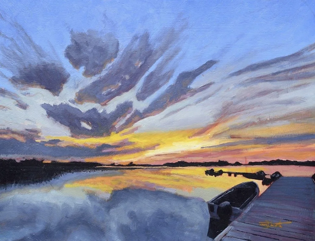 Reflections of Dore Lake by Jason E. Doucette