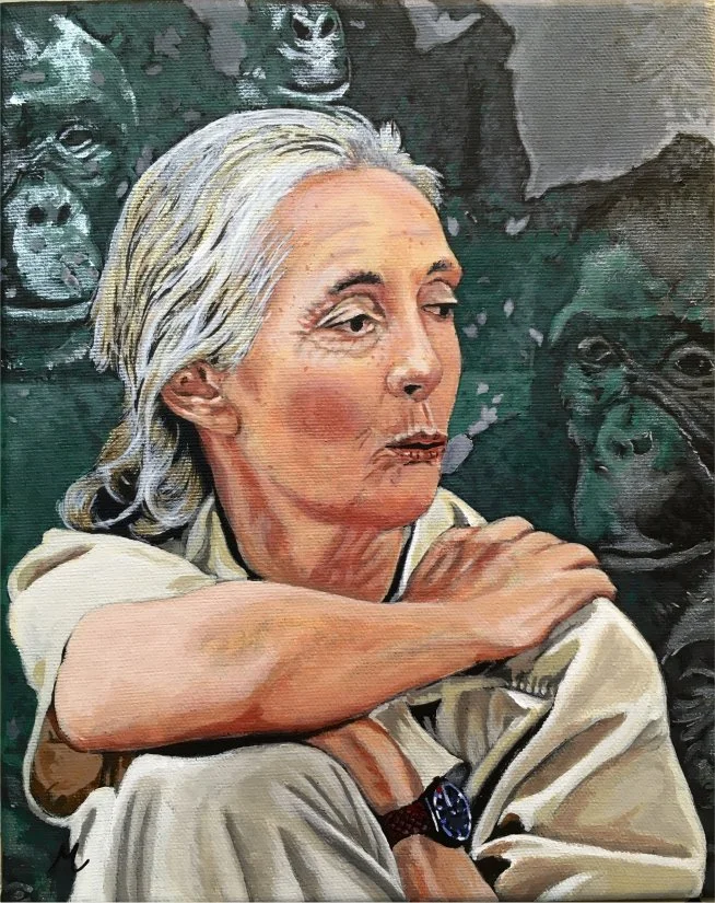 Jane Goodall by Michael J. Martin