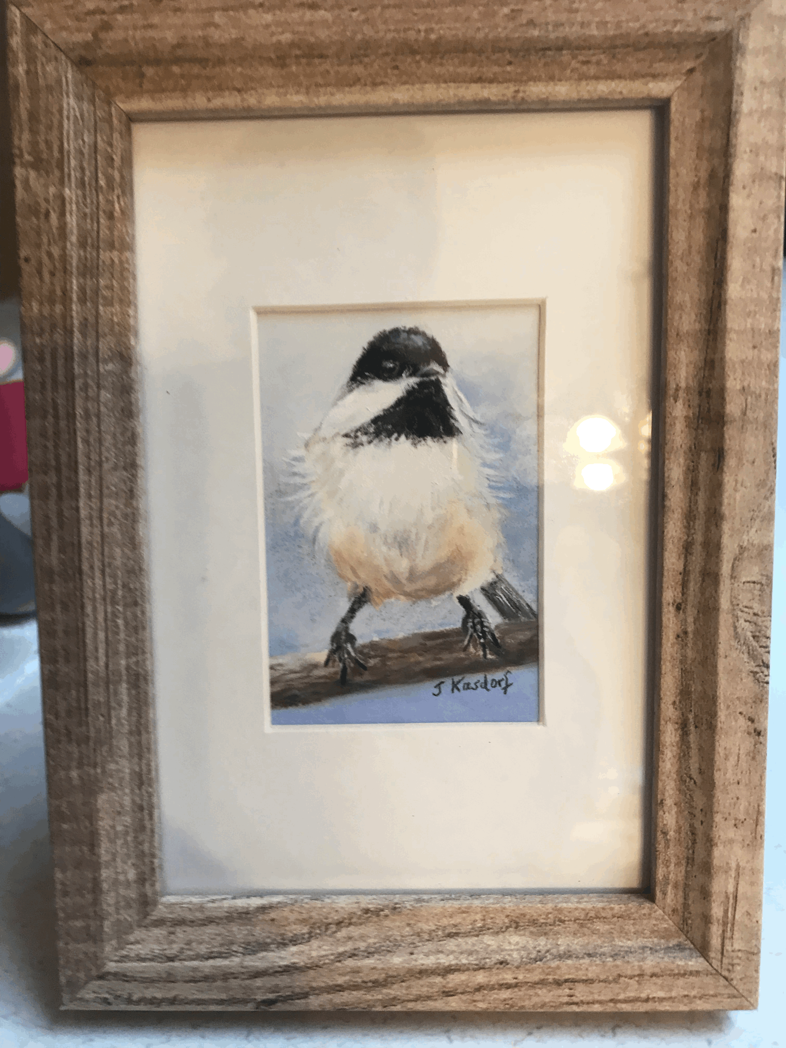 Petite and Precious Artwork - Cheeky Chickadee - Judy Kasdorf