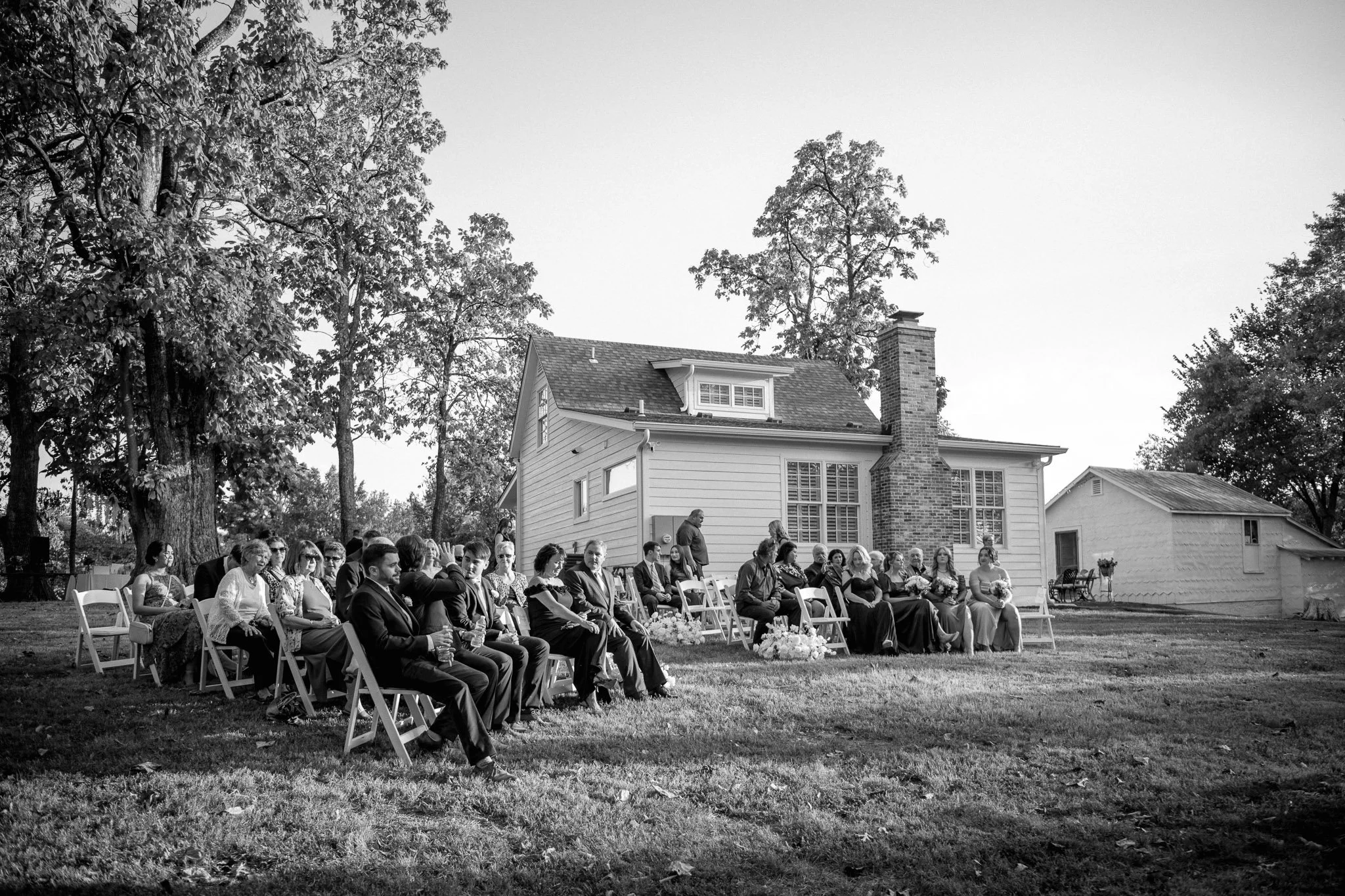 bride and groom at ceremony and garden party reception in wildwood missouri-521.jpg