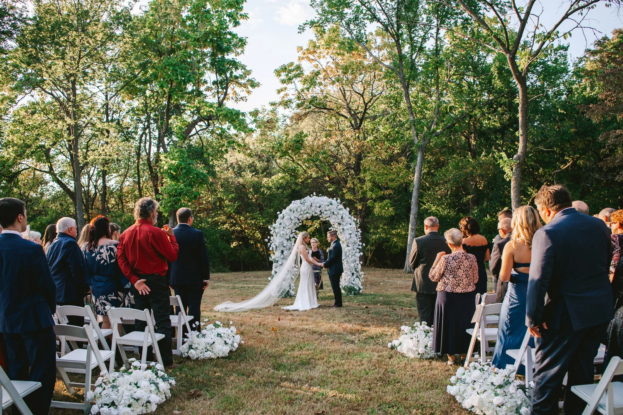 bride and groom at ceremony and garden party reception in wildwood missouri-527.jpg
