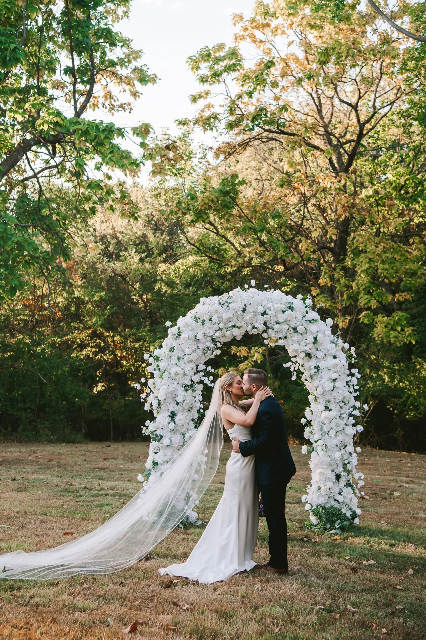 bride and groom at ceremony and garden party reception in wildwood missouri-533.jpg