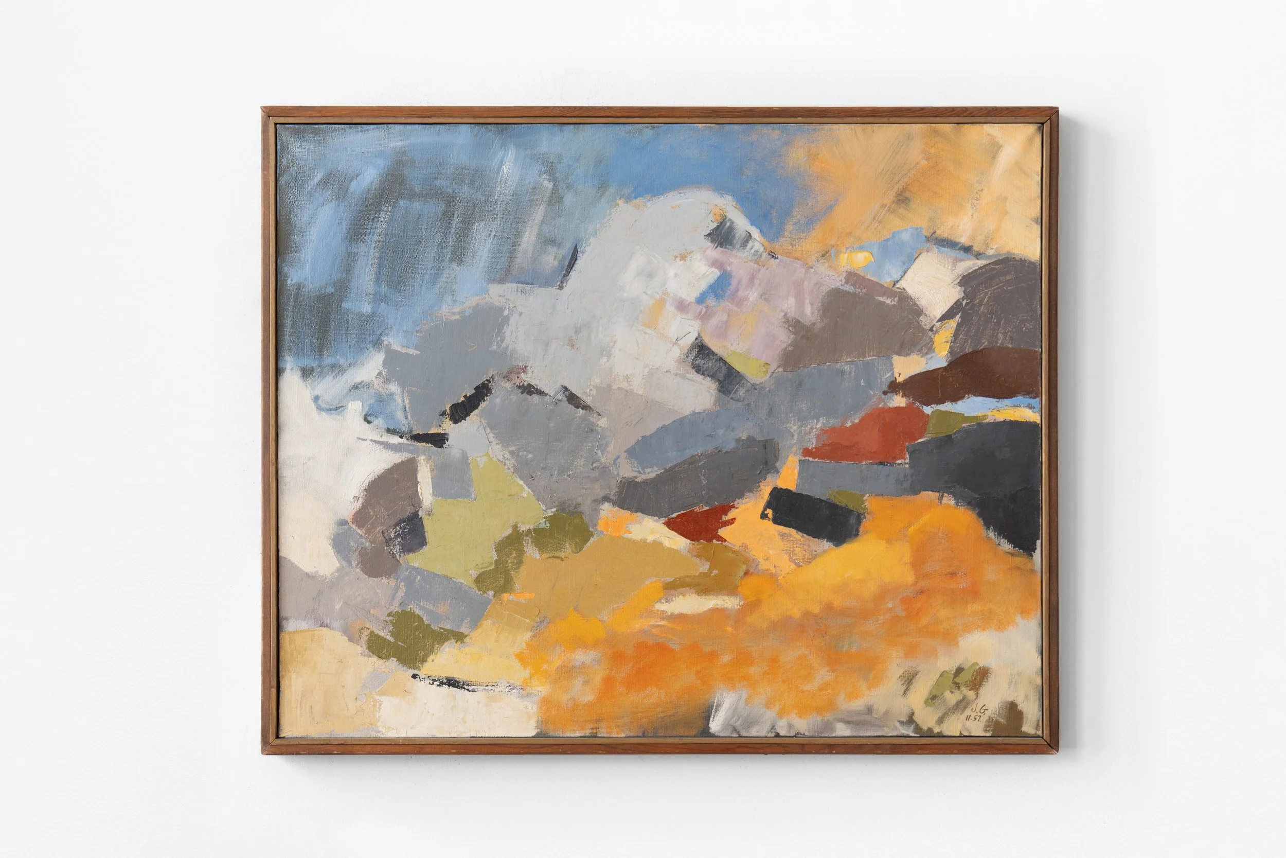 Jacqueline Gourevitch, Mountain Painting #1, 1957, Oil on linen.jpg