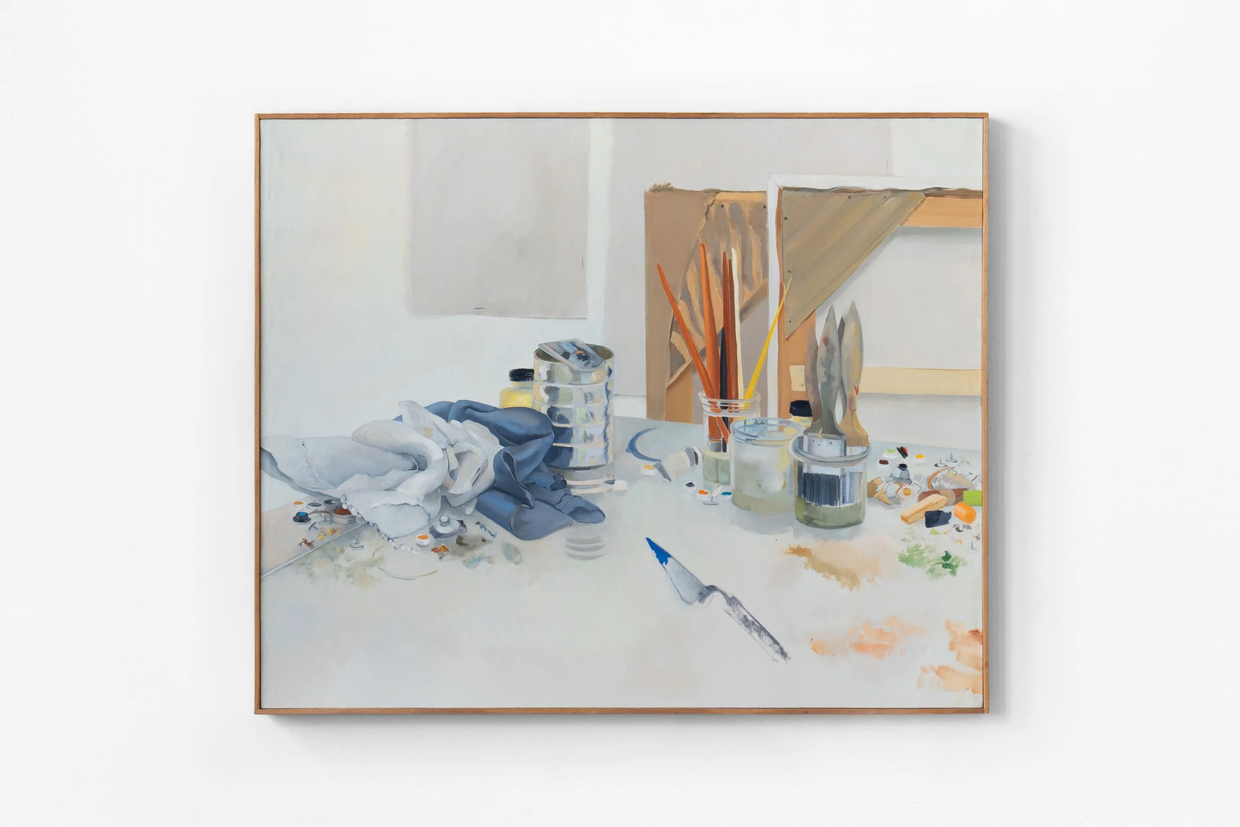 Painting Table, Oil on linen, 35 x 43 in.jpg