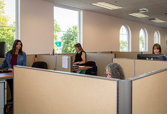  Inside the CPR office, cubicles 