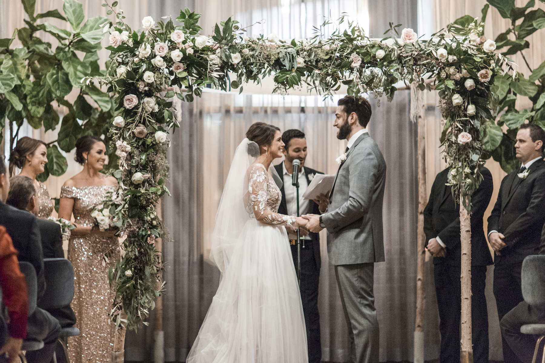 Lush Greenery For Herbarium Wedding