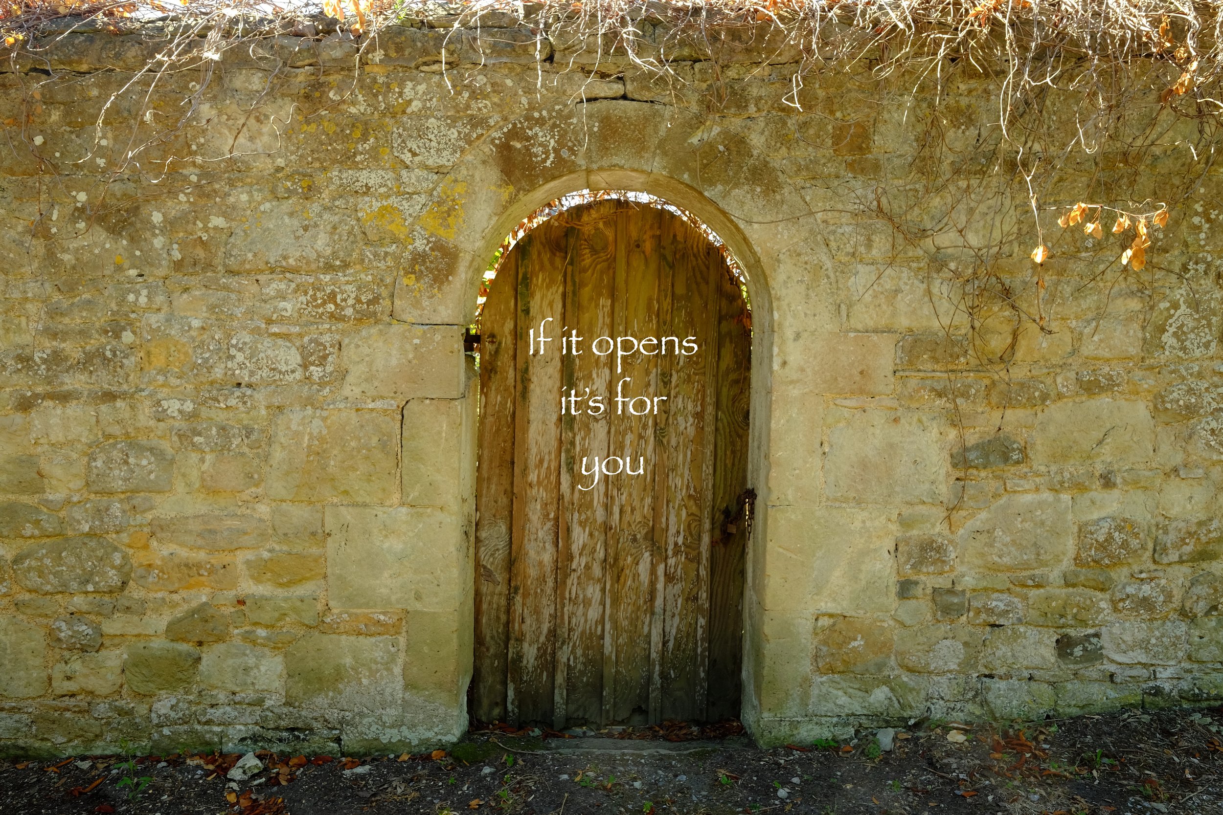 2/34 If it opens, it's for you
