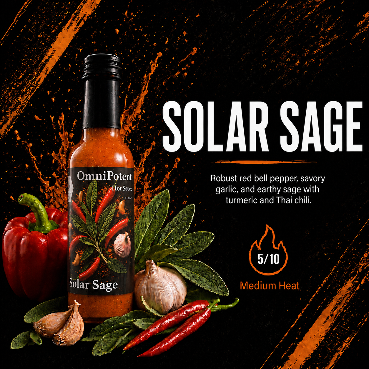 Solar Sage Hot Sauce - 5oz