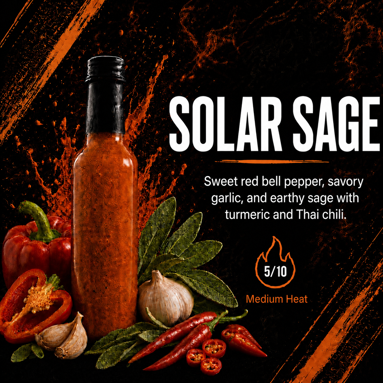 Solar Sage Hot Sauce - 5oz