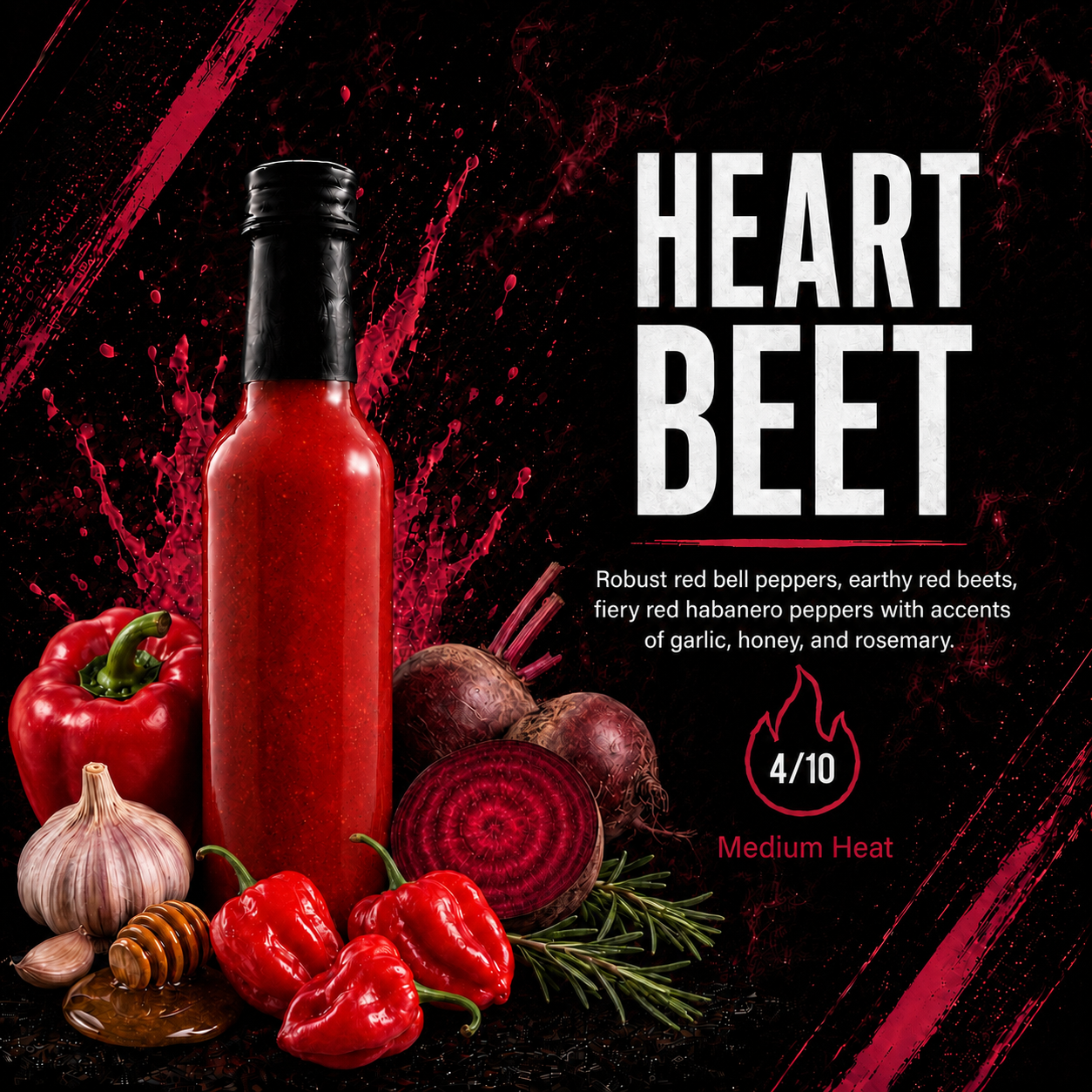 Heart Beet Hot Sauce - 5oz
