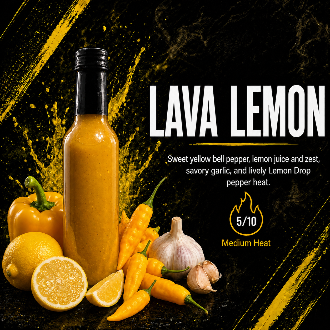 Lava Lemon Hot Sauce - 5oz