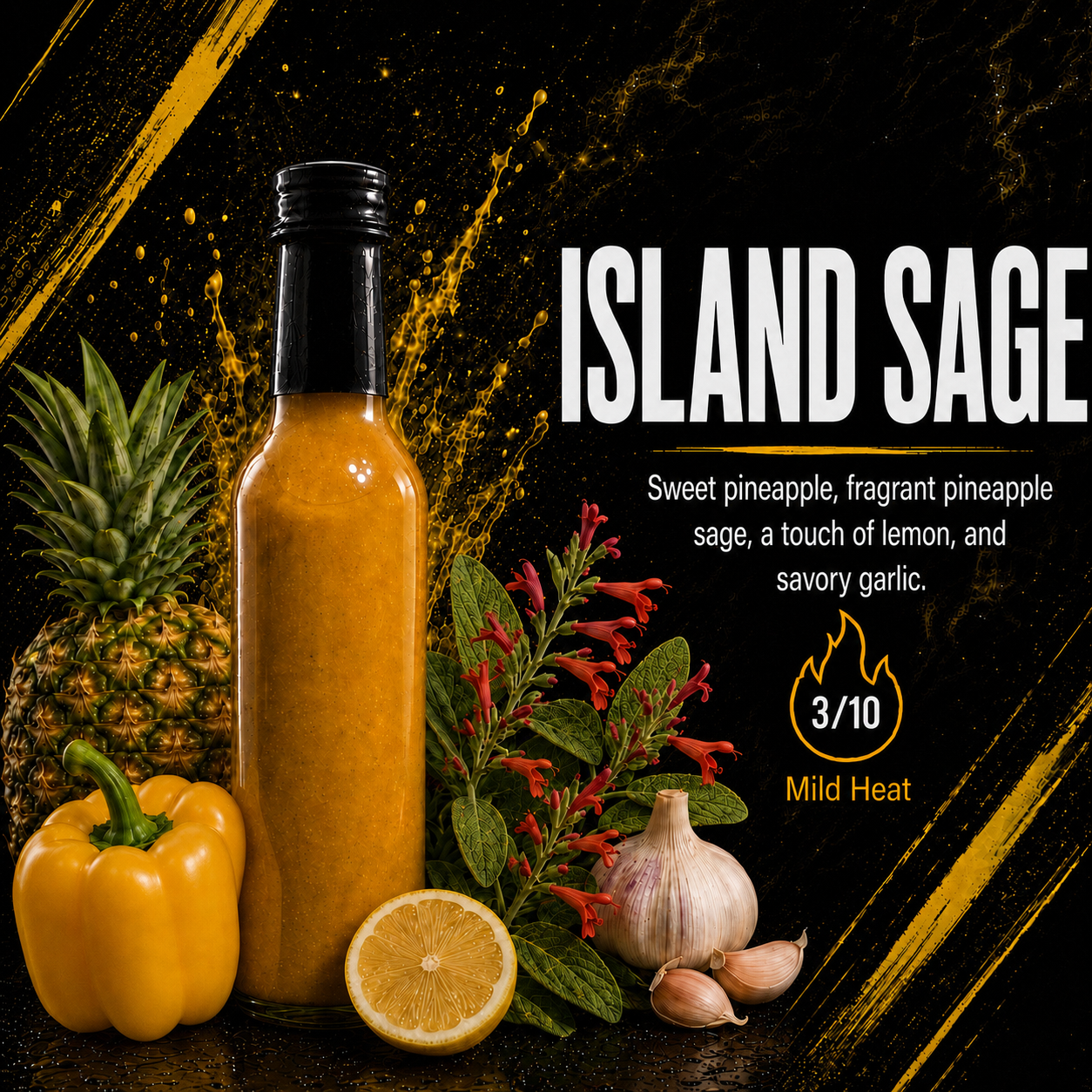 Island Sage Hot Sauce - 5oz