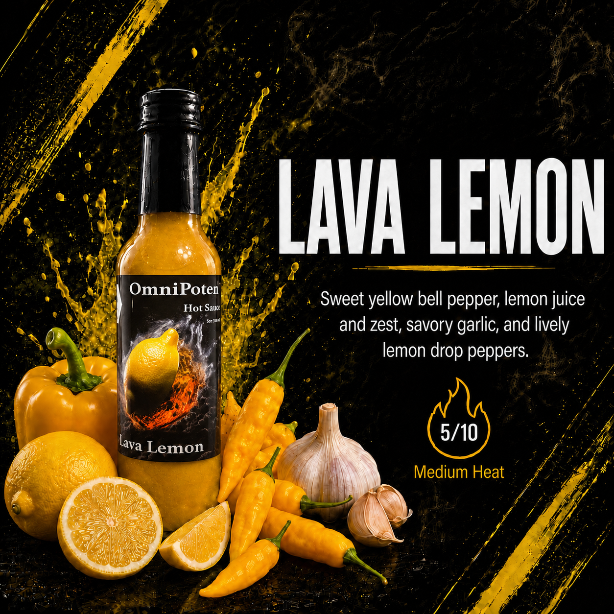 Lava Lemon Hot Sauce - 5oz