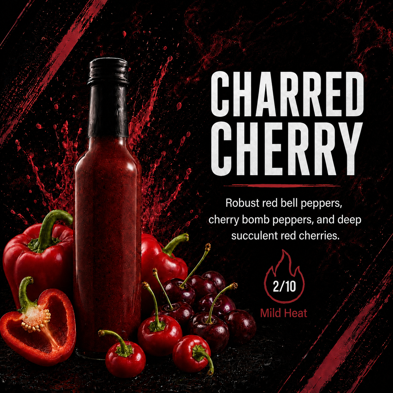 Charred Cherry Hot Sauce - 5oz