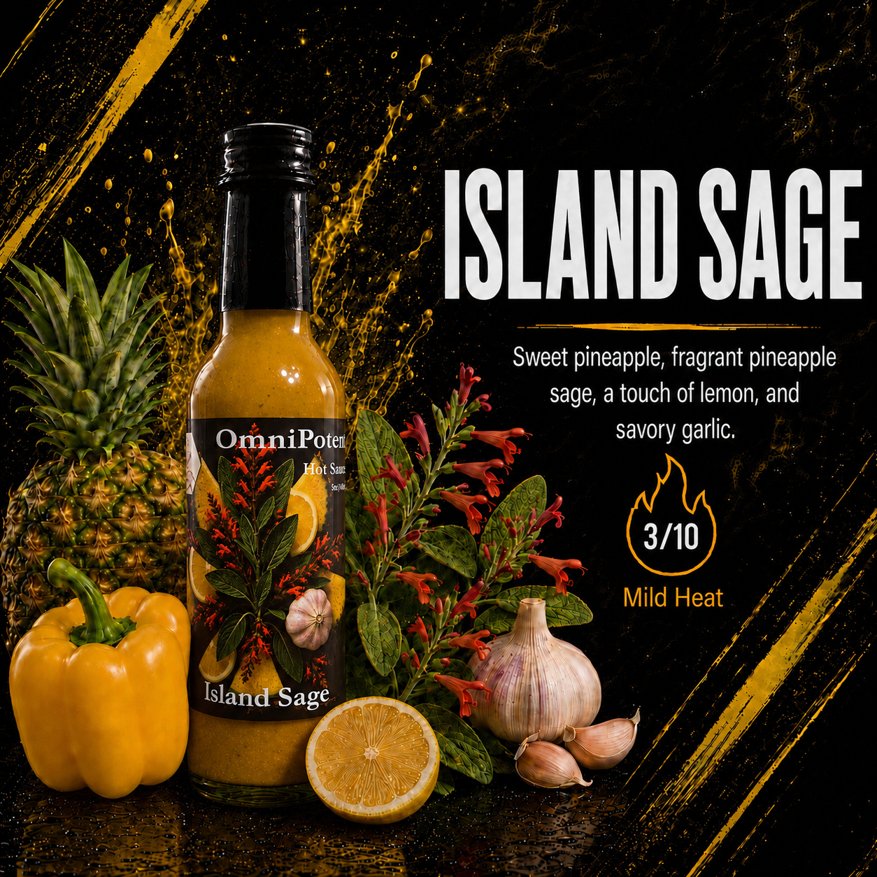 Island Sage Hot Sauce - 5oz