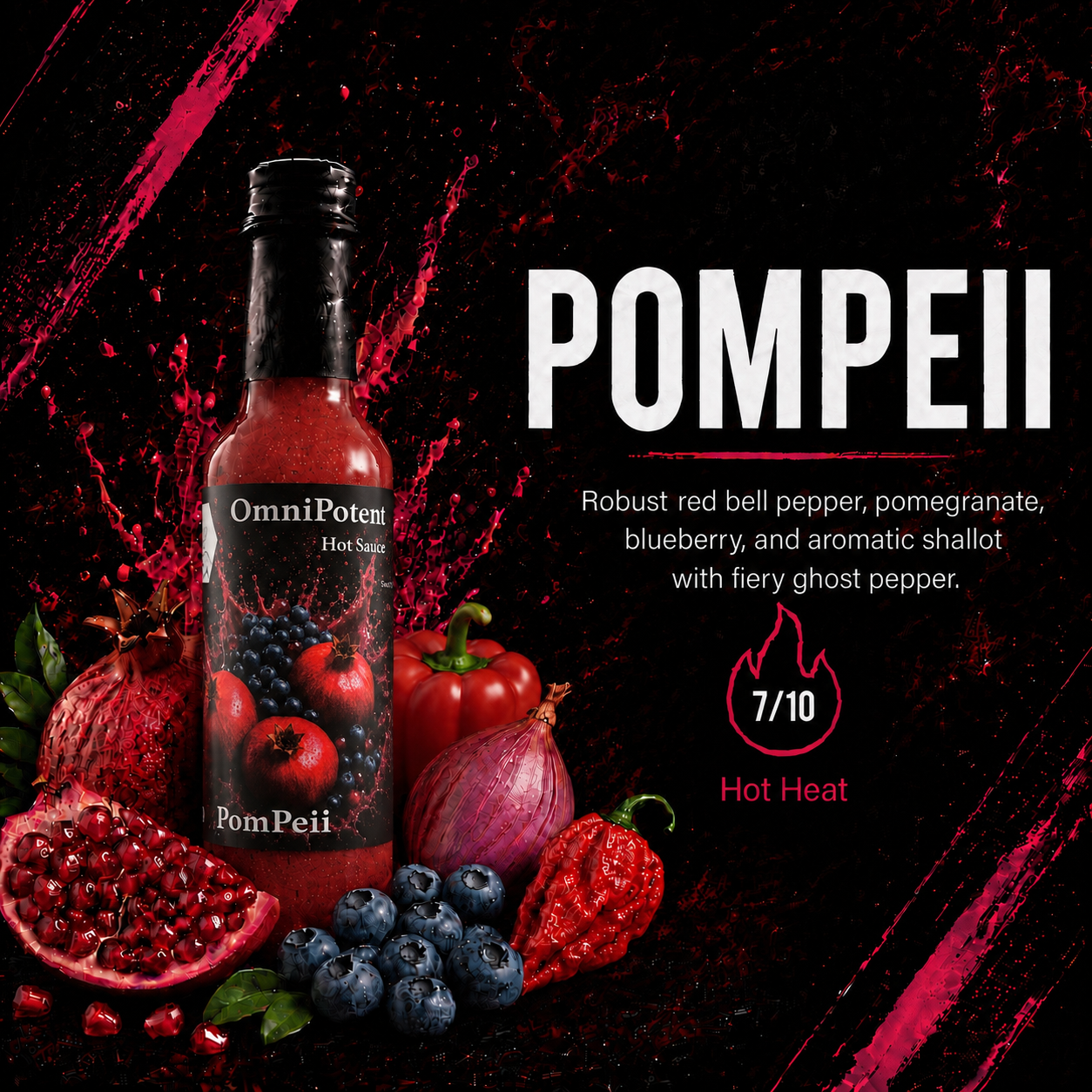 PomPeii Hot Sauce -  5oz