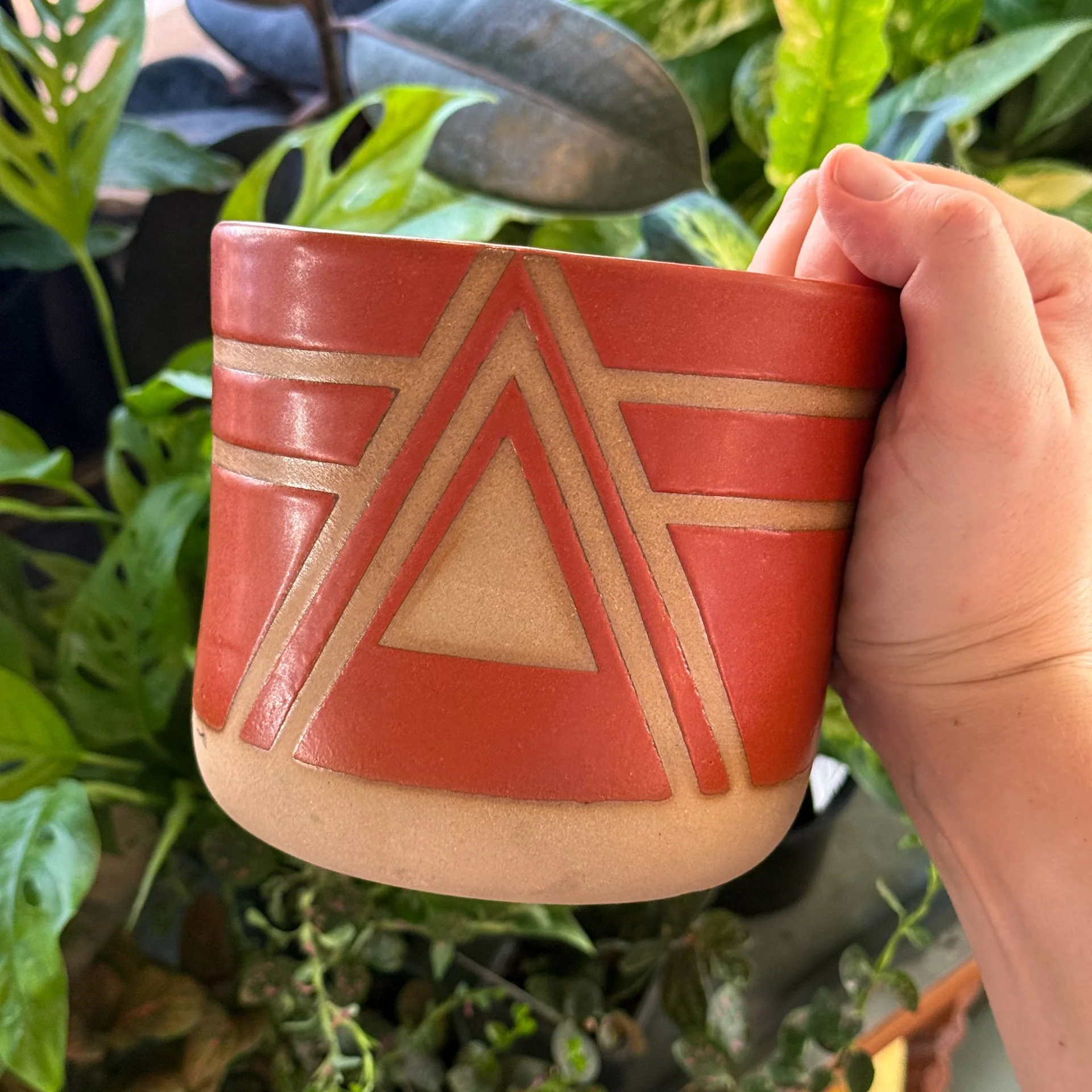 Large Ruby Farms Prism Pots