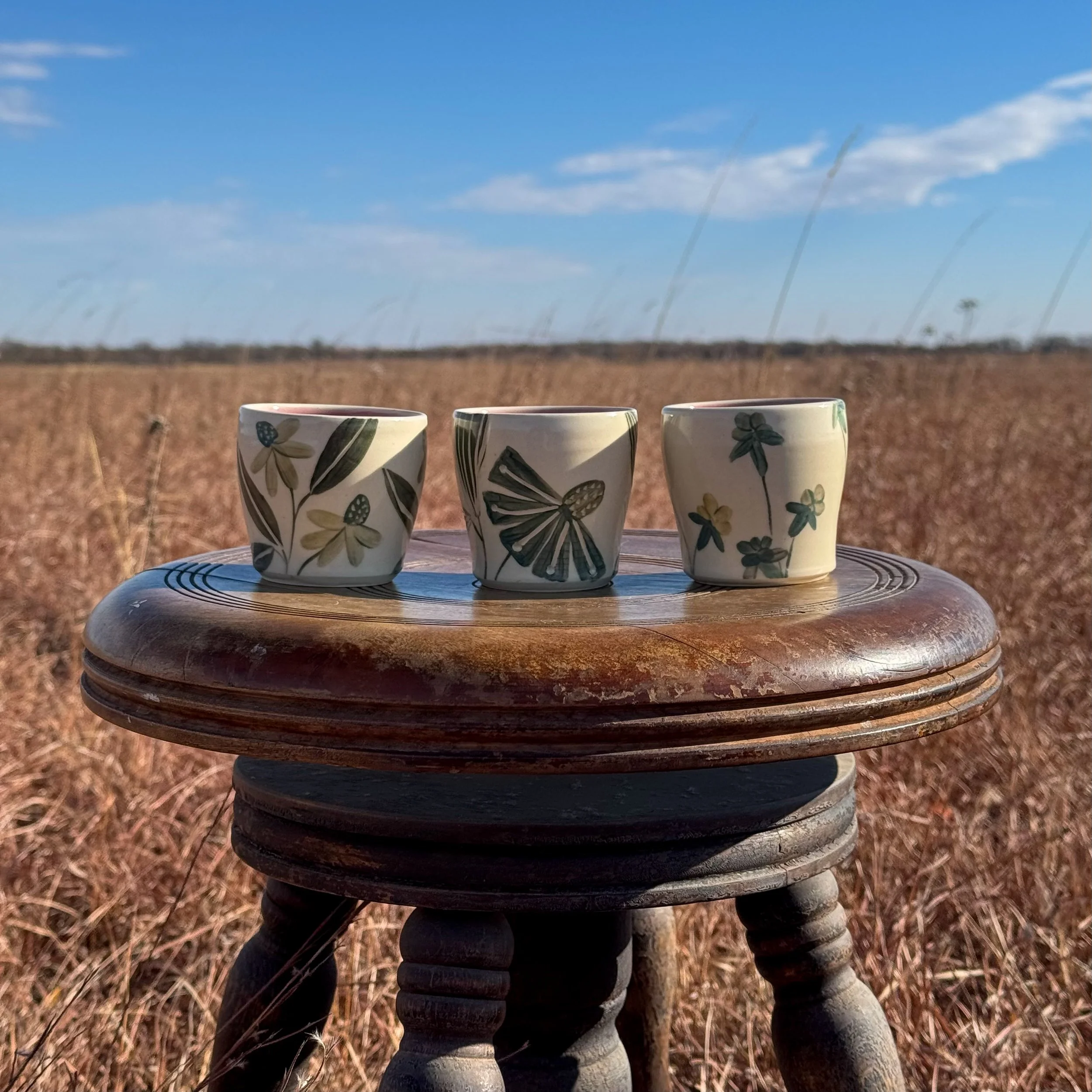 White Branch X Renata's Garden Mini Wildflower Pot