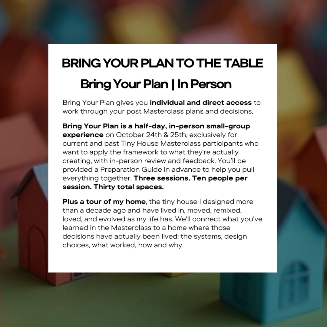 Bring Your Plan | In Person
