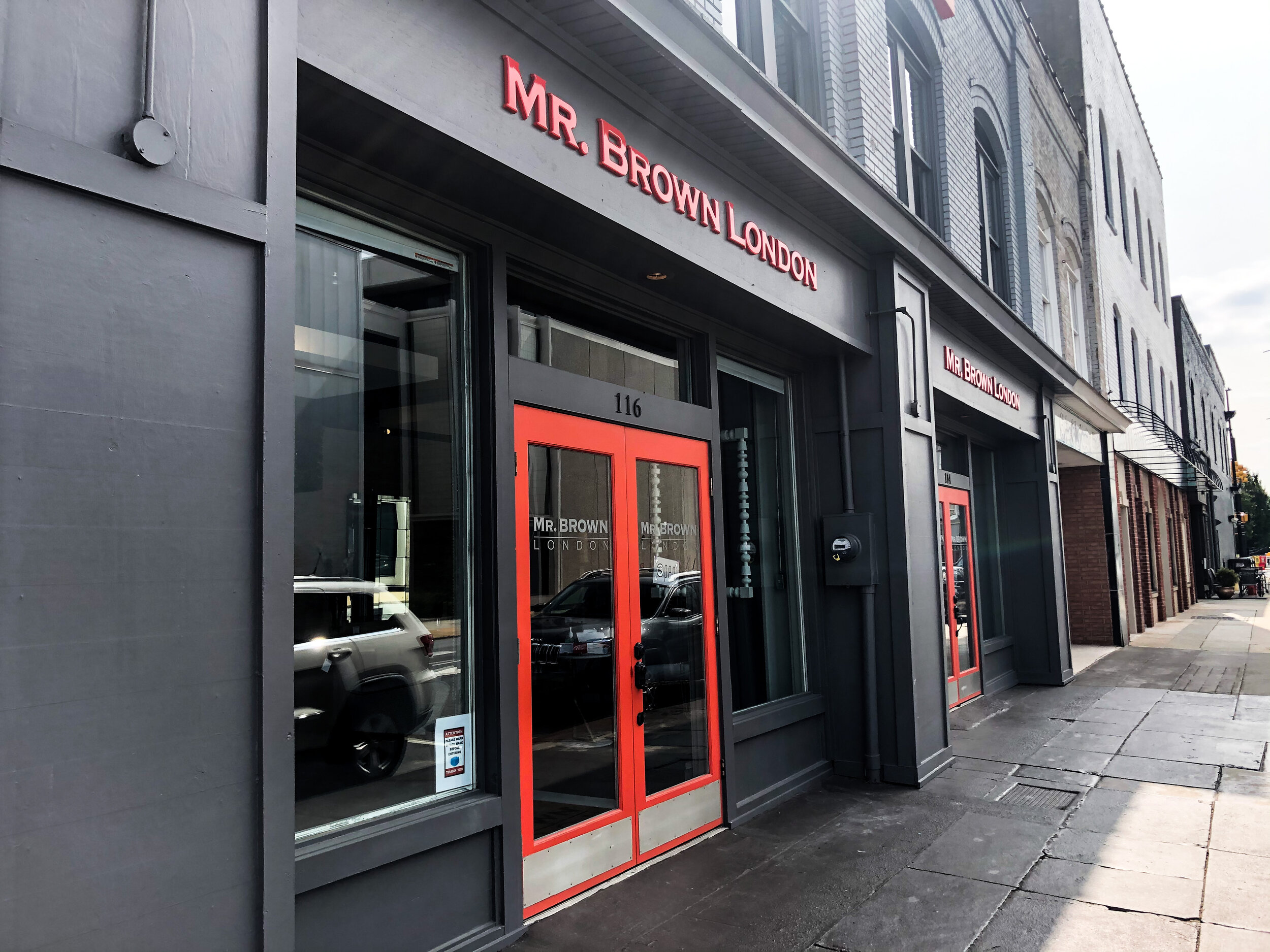 Mr. Brown London was one of a handful of smaller showrooms open for Premarket.