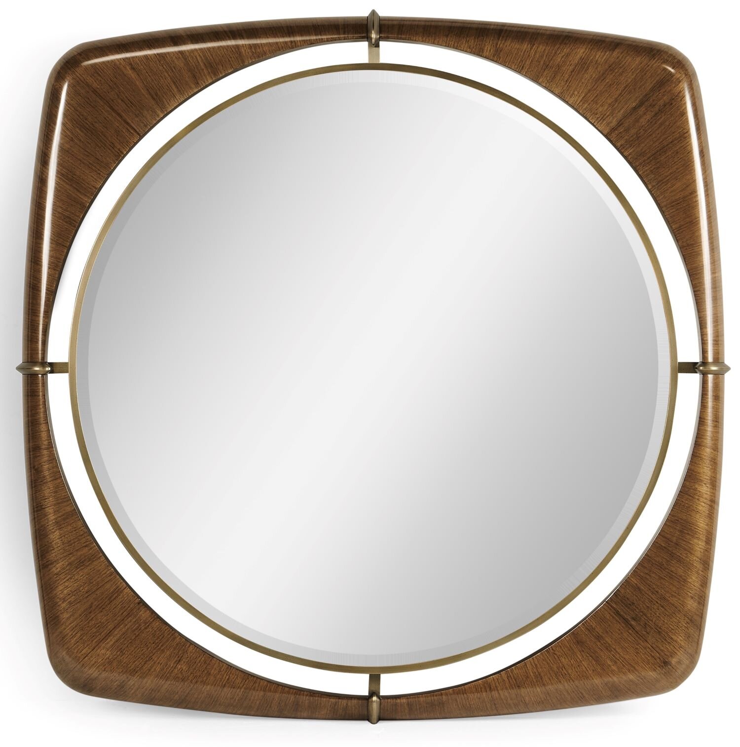 Walnut mirror, The Toulouse Collection, Jonathan Charles. 
