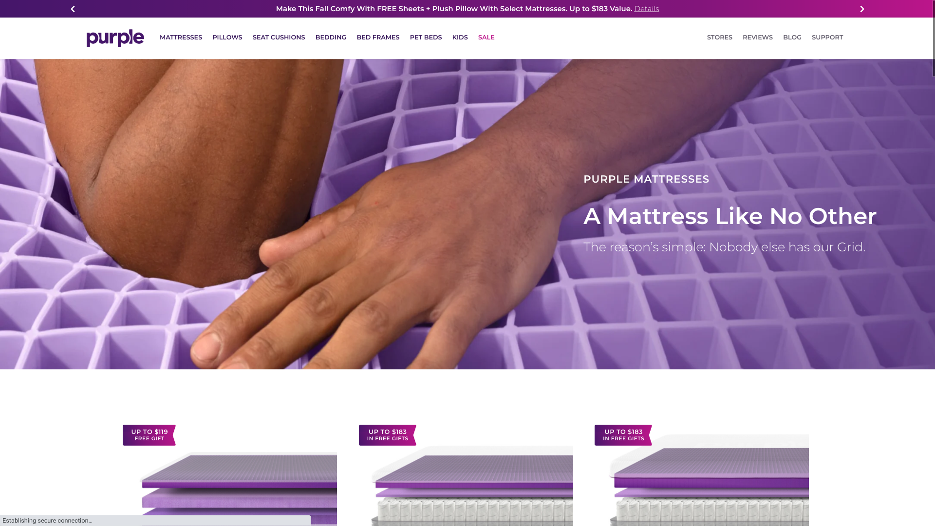 the purple pillow canada