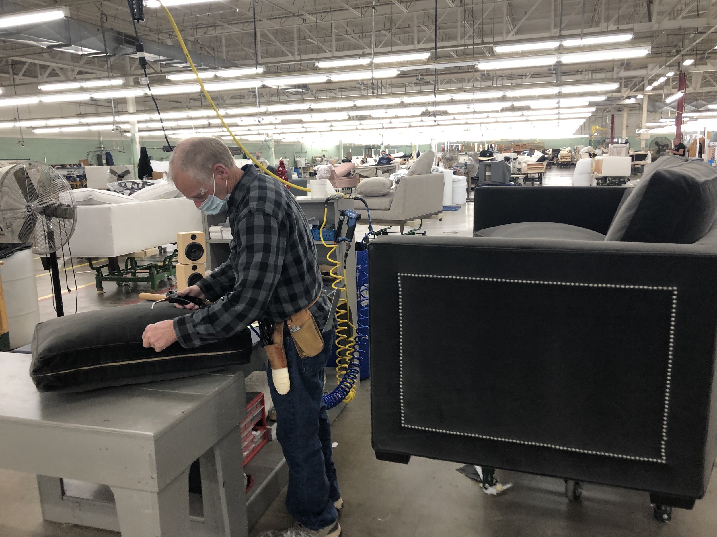 Universal is actively recruiting skilled workers for its Conover upholstery facility.