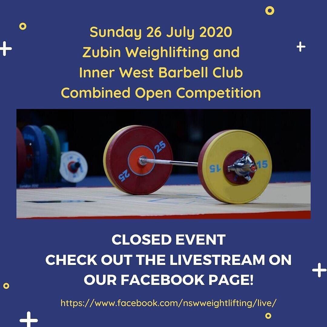 Good luck to everyone that&rsquo;s competing at the first NSW Weightlifting (@nswwa) Comp since Covid-19 today.

Special mentions to our members Brian (@rx_beaver), Deacon (@iamdeaconmercieca) and Ash (@ash.pottinger) who will be taking the platform 